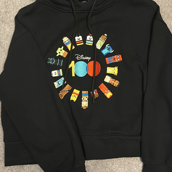 Disney 100 Cropped Hoodie - Picture 1 of 3